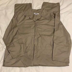 Lightweight Tan Overalls